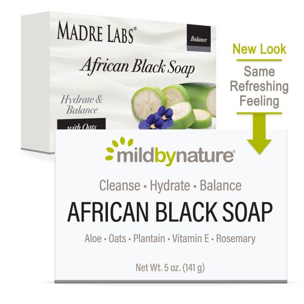 Comprar Mild By Nature, African Black, Bar Soap, With Oats & Plaintains, 5 oz (141 g) - Imagem 4