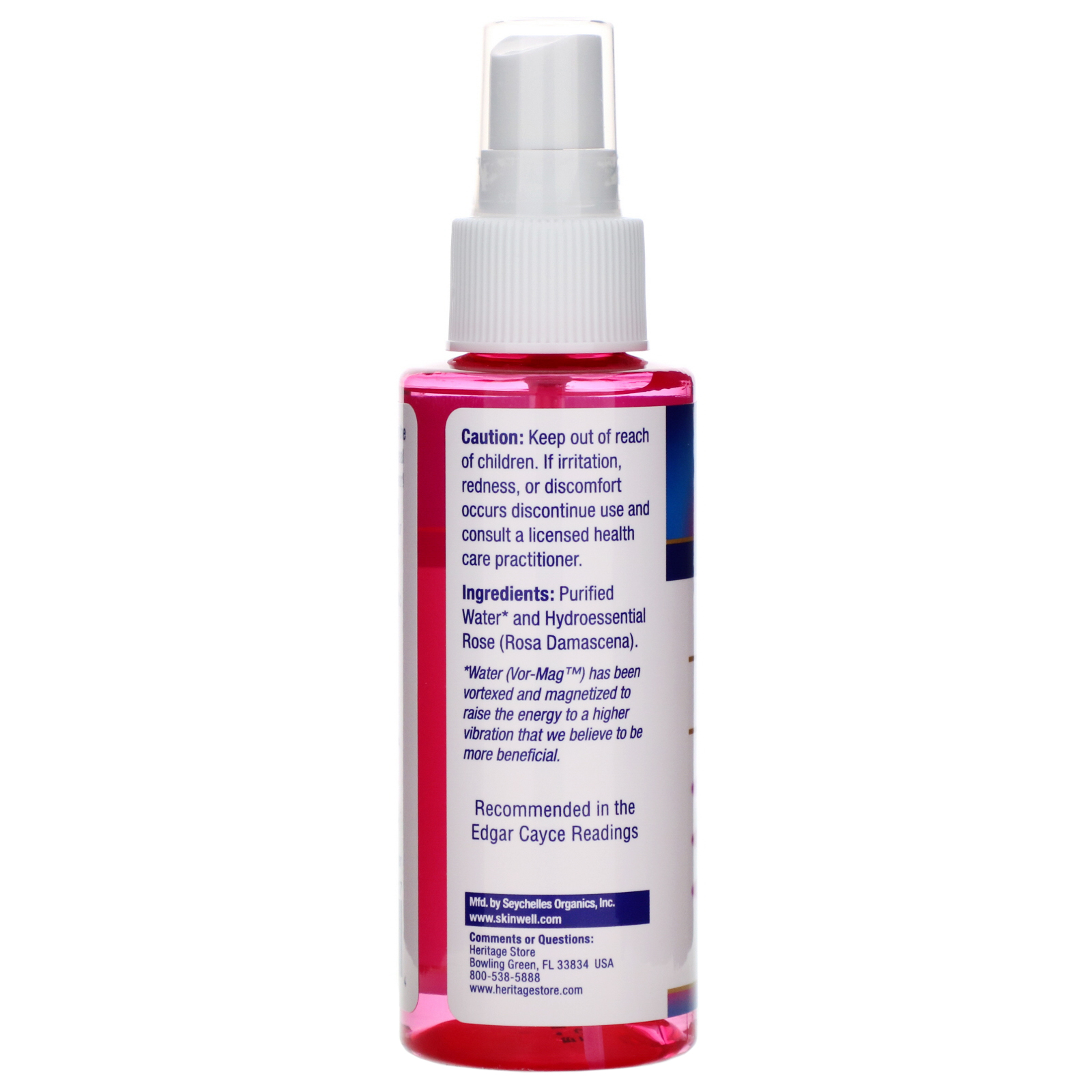 Comprar Heritage Store, Rose Petals Rosewater, 4 fl oz (118 ml) - Imagem 2