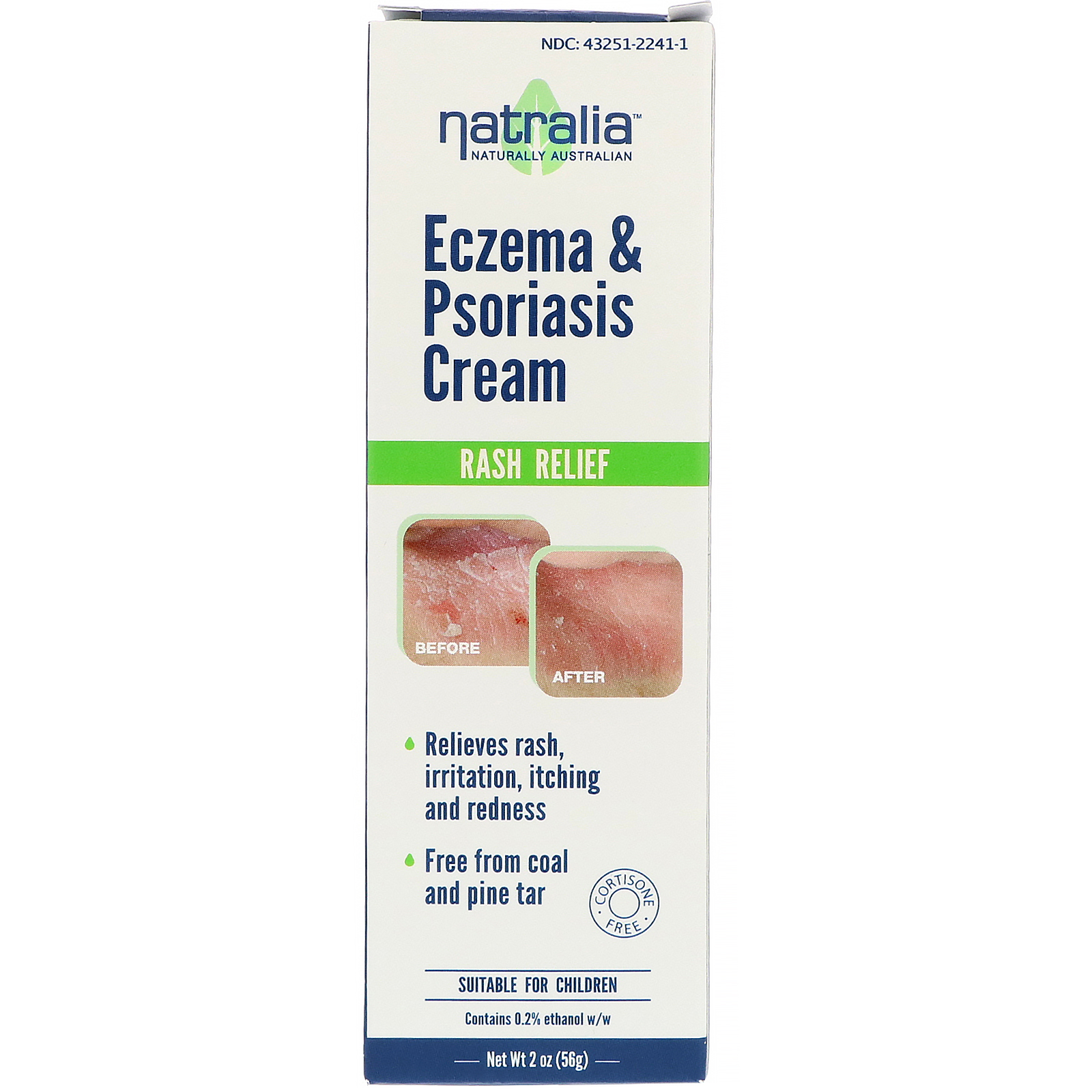 Comprar Natralia, Creme contra Eczema e Psoríase, 2 oz (56 g)