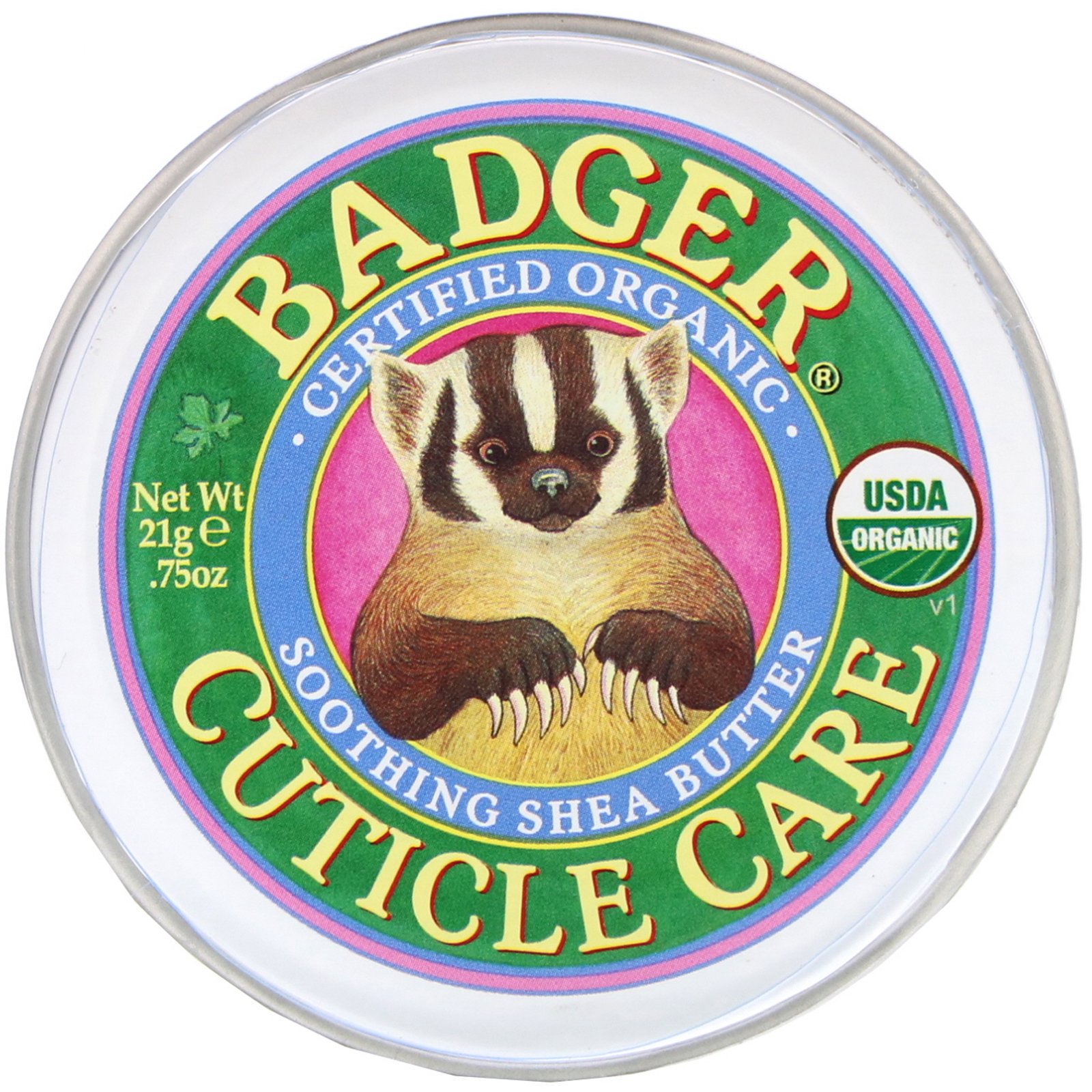 Comprar Badger Company, Tratamento Orgânico de Cutículas, Manteiga de Karité, 21 g (0,75 oz) - Imagem 3