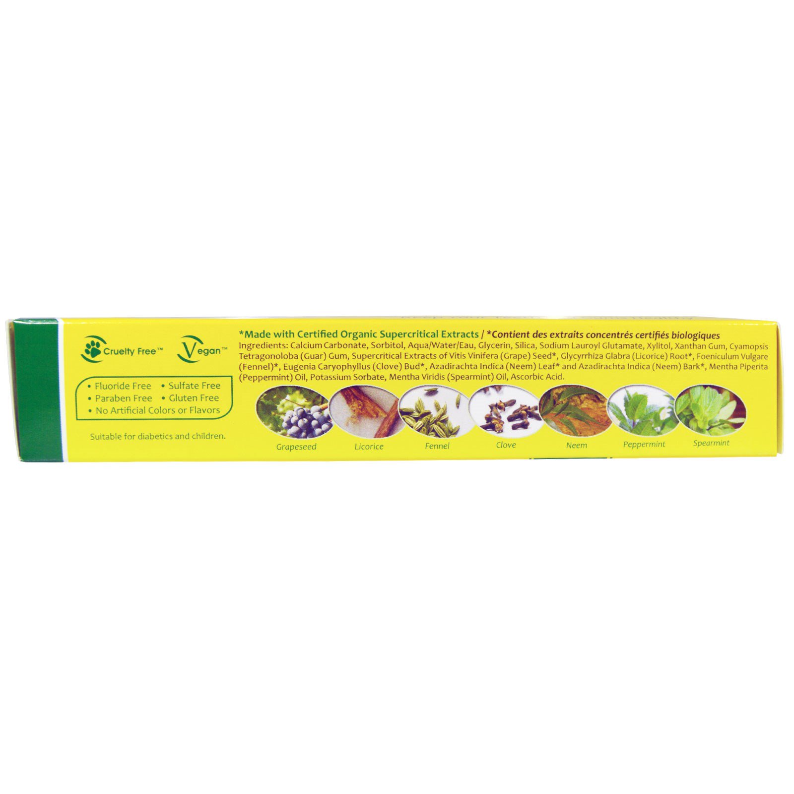 Comprar Organix South, TheraNeem Naturals, Neem Therapé with Mint, Neem Toothpaste, 4.23 oz (120 g) - Imagem 2