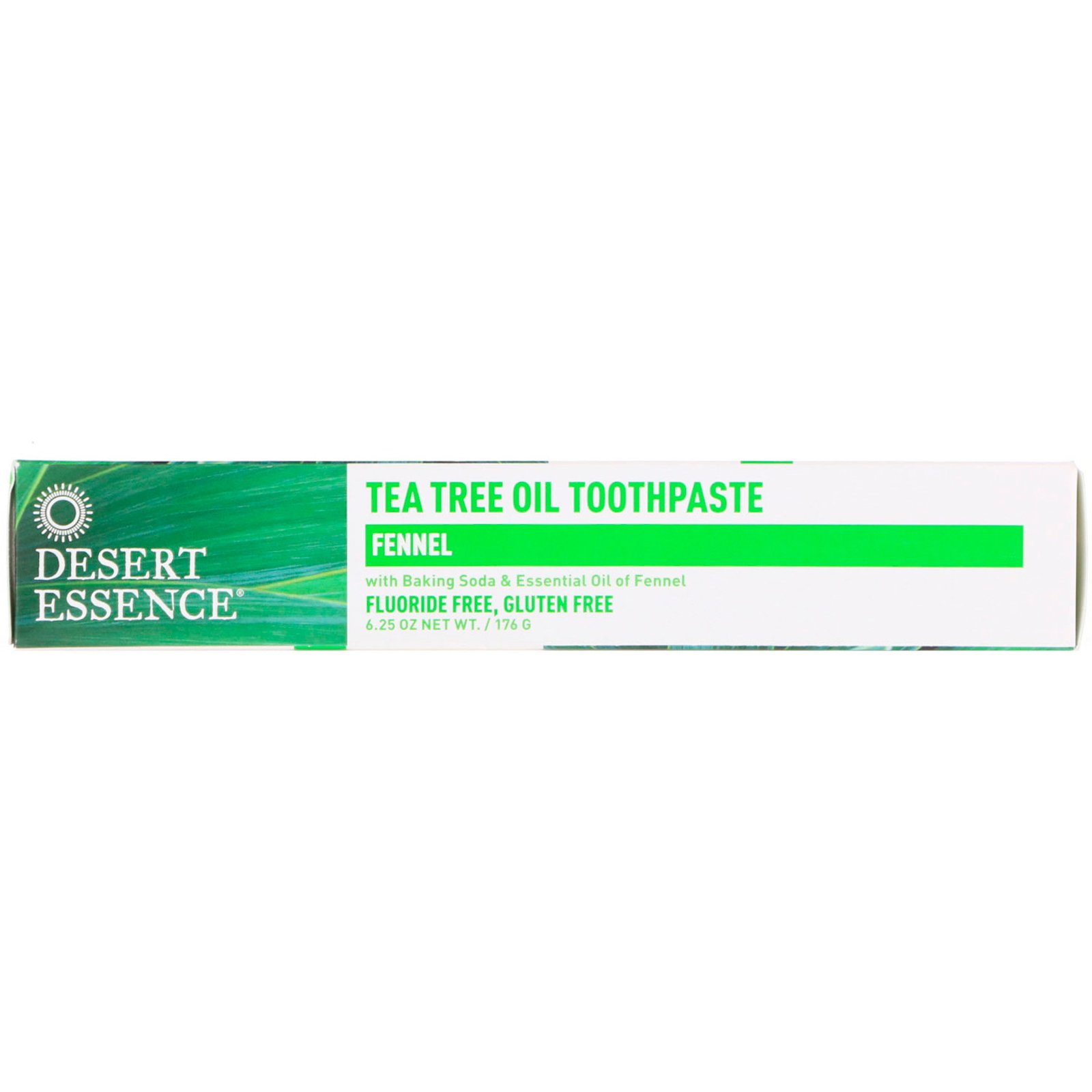 Comprar Desert Essence, Creme dental de óleo de melaleuca, erva-doce, 6,25 onças (176 g)
