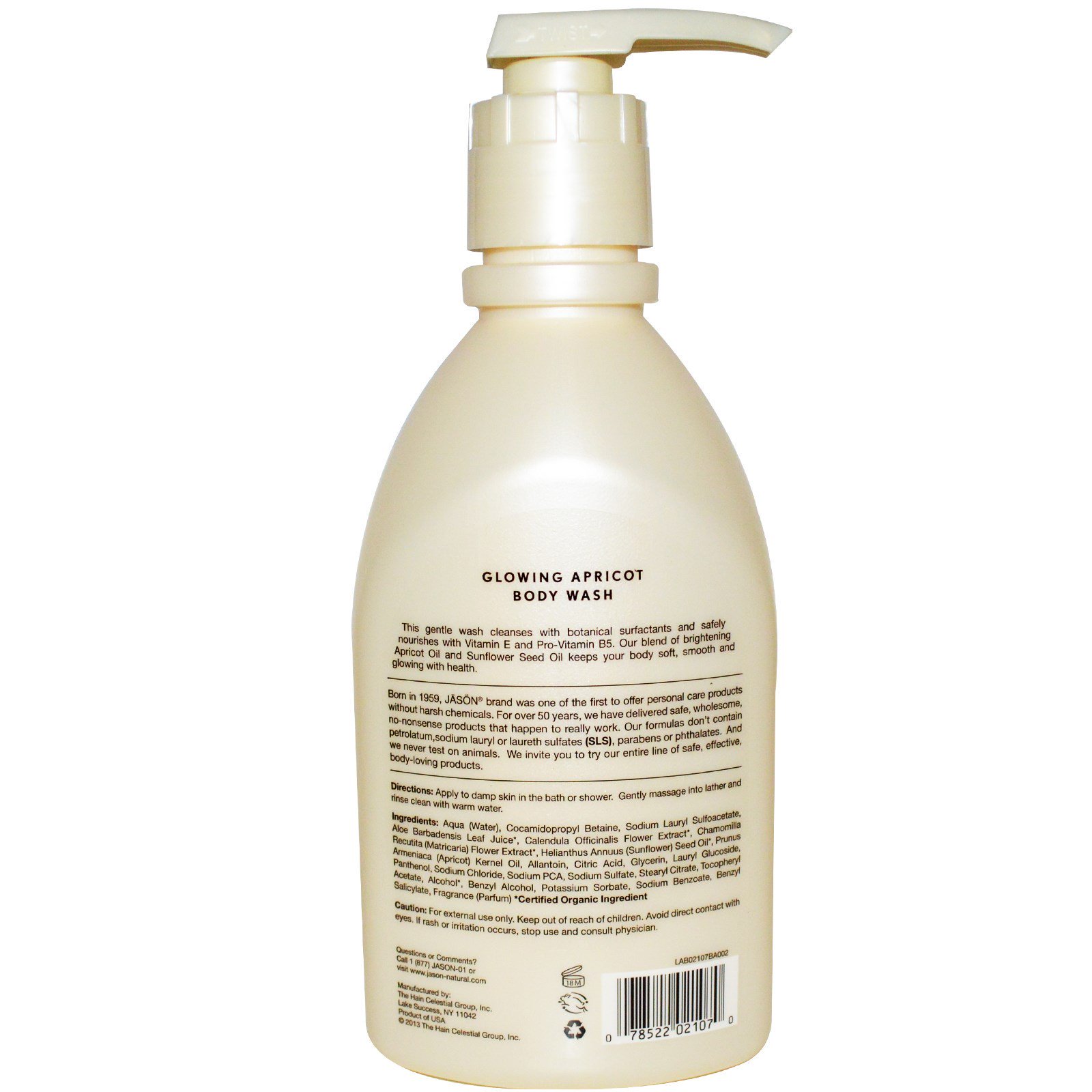 Comprar Jason Natural, Loção Corporal, Damasco Brilhante, 16 fl oz (473 ml) - Imagem 2