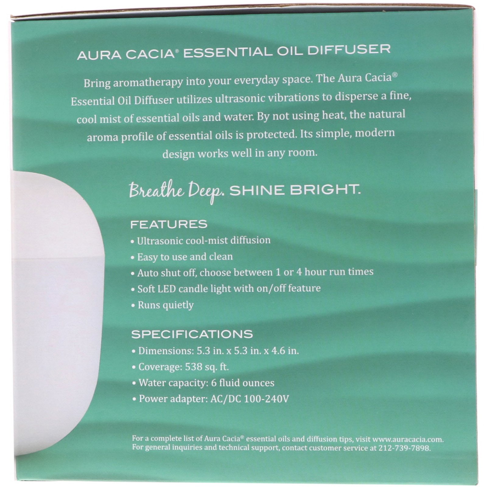 Comprar Aura Cacia, Vapor de Aromaterapia, Difusor de Óleos Essenciais, 1 Difusor - Imagem 3