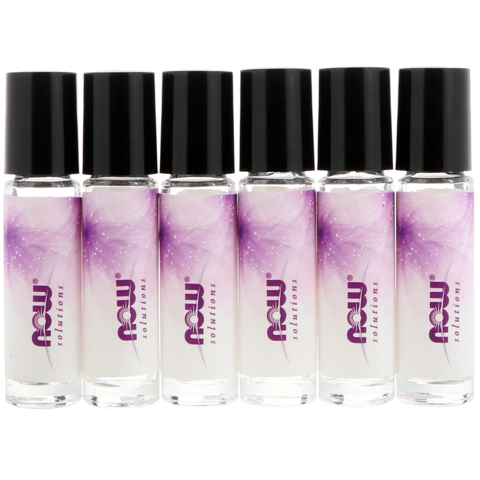 Comprar Now Foods, Frascos de Vidro Vazios de 10 ml (1/3 fl. oz.) com Roll-On, 6 Frascos de 10 ml (1/3 fl oz) - Imagem 3