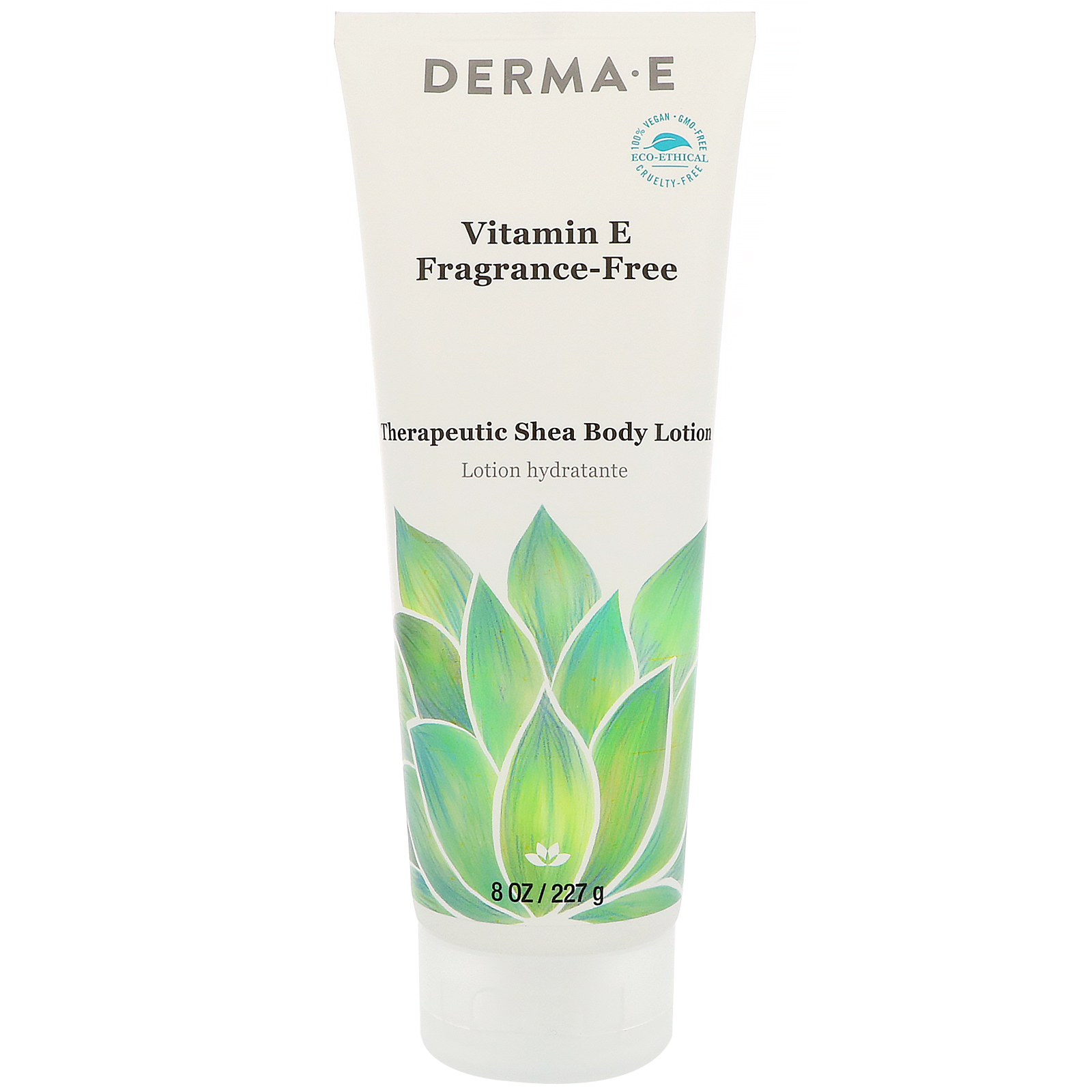 Comprar Derma E, Loção Terapêutica Intensiva de Karité com Vitamina E, livre de fragrâncias, 8 fl oz (227 ml)