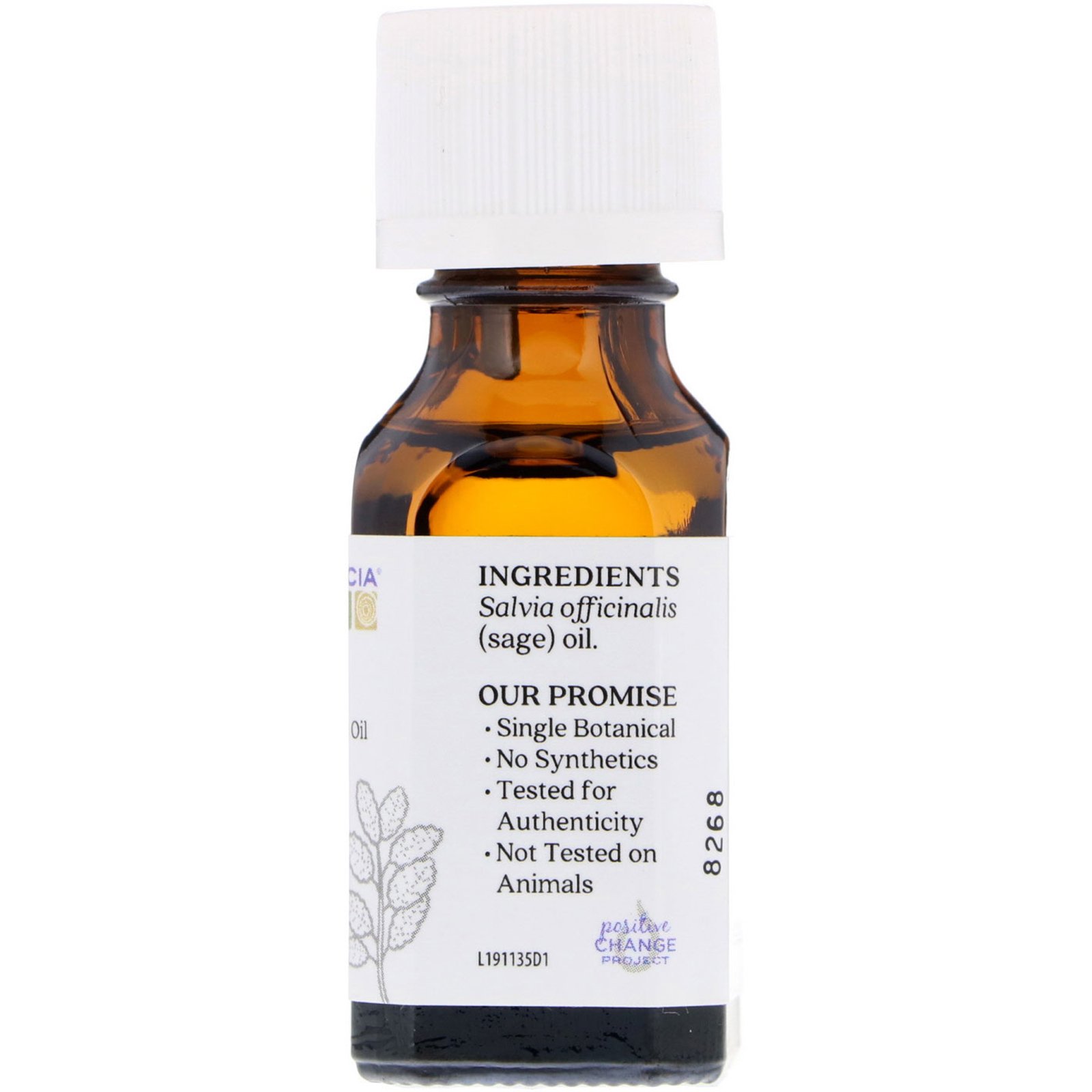 Comprar Aura Cacia, Pure Essential Oil, Sage, .5 fl oz (15 ml) - Imagem 2