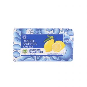 Comprar Desert Essence, Sabonete Esfoliante, Limão Italiano, 5 oz (142g)