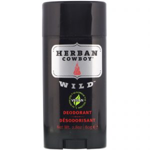 Comprar Herban Cowboy, Máxima Proteção Desodorante, Selvagem, 2.8 oz (80 g)