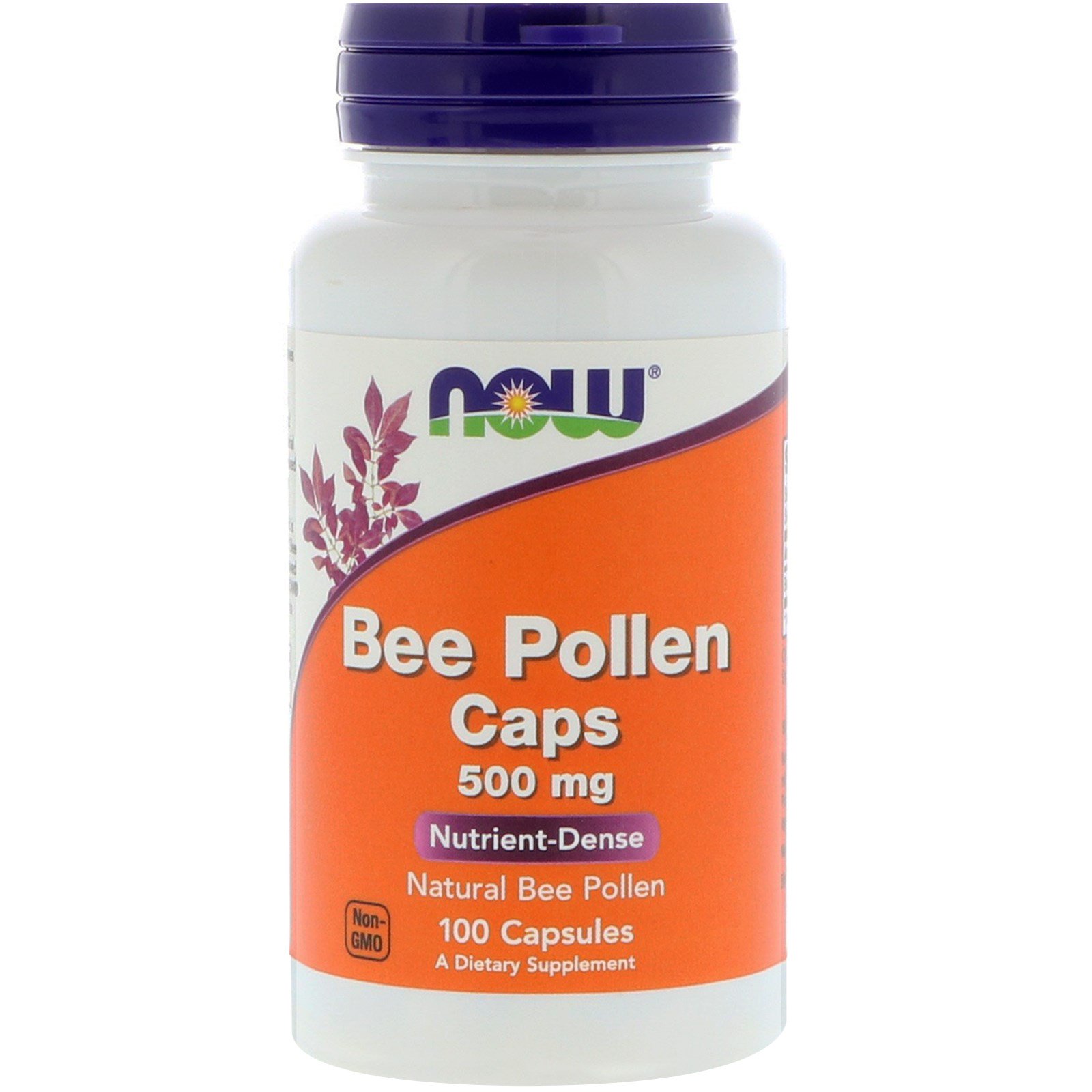 Comprar Now Foods, Cápsulas de Pólen de Abelha, 500 mg, 100 Cápsulas