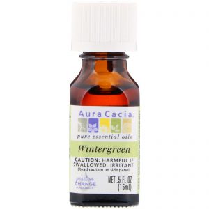 Comprar Aura Cacia, Óleo Essencial 100% Puro, Gualtéria, .5 fl oz (15 ml)