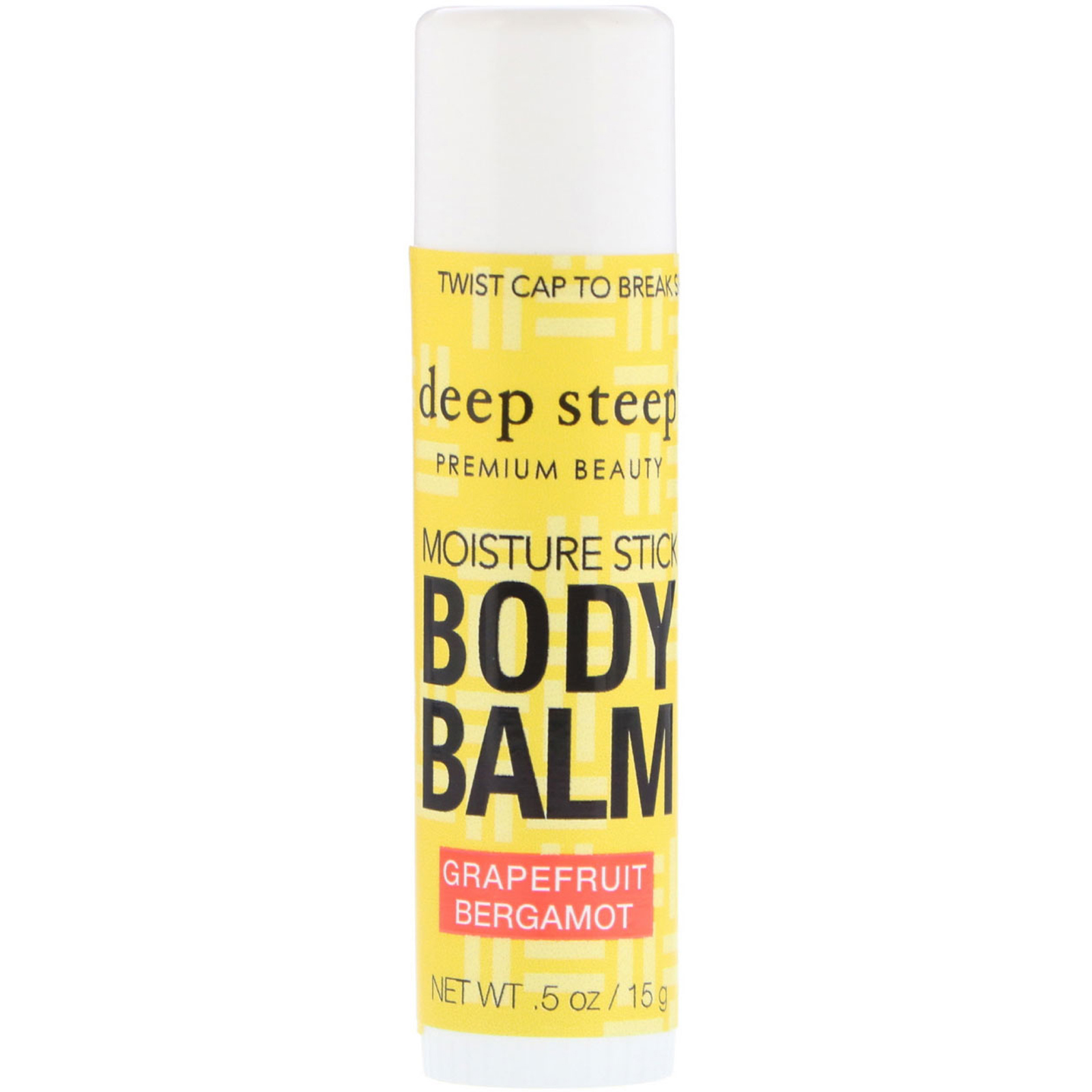 Comprar Deep Steep, Moisture Stick Body Balm, Grapefruit Bergamot, .5 oz (15 g)