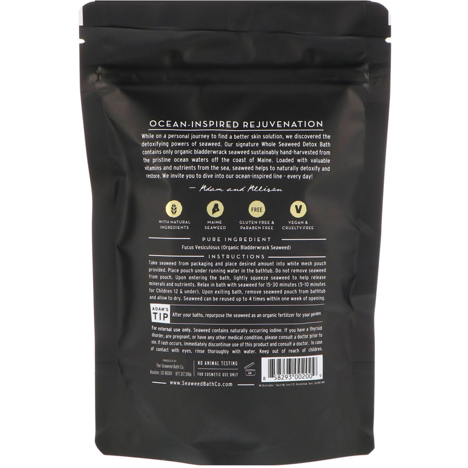 Comprar The Seaweed Bath Co., Banho de Algas Marinhas Para Desintoxicação, 2.5 oz (70 g) - Imagem 2