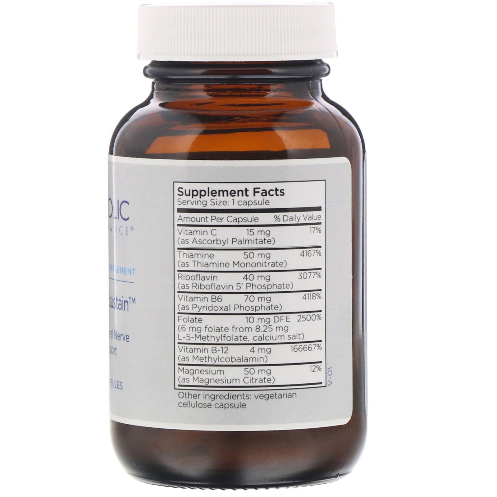 Comprar Metabolic Maintenance, NERVEsustain, 30 Capsules - Imagem 2