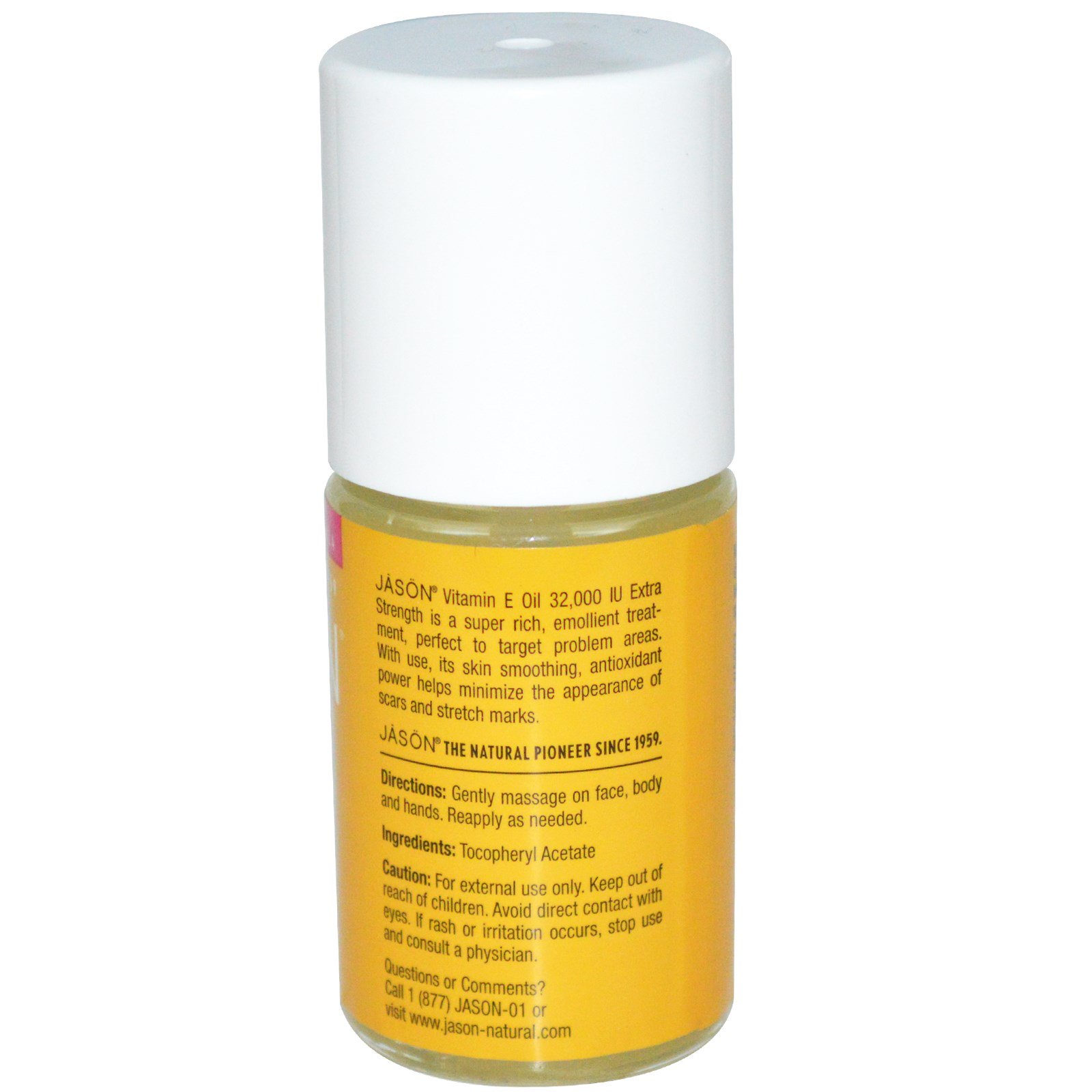 Comprar Jason Natural, Óleo para Pele de Vitamina E Extra Forte, 32.000 UI, 1 fl oz (30 ml) - Imagem 2