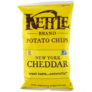Comprar Kettle Foods, Potato Chips, New York Cheddar, 142 g (5 oz)