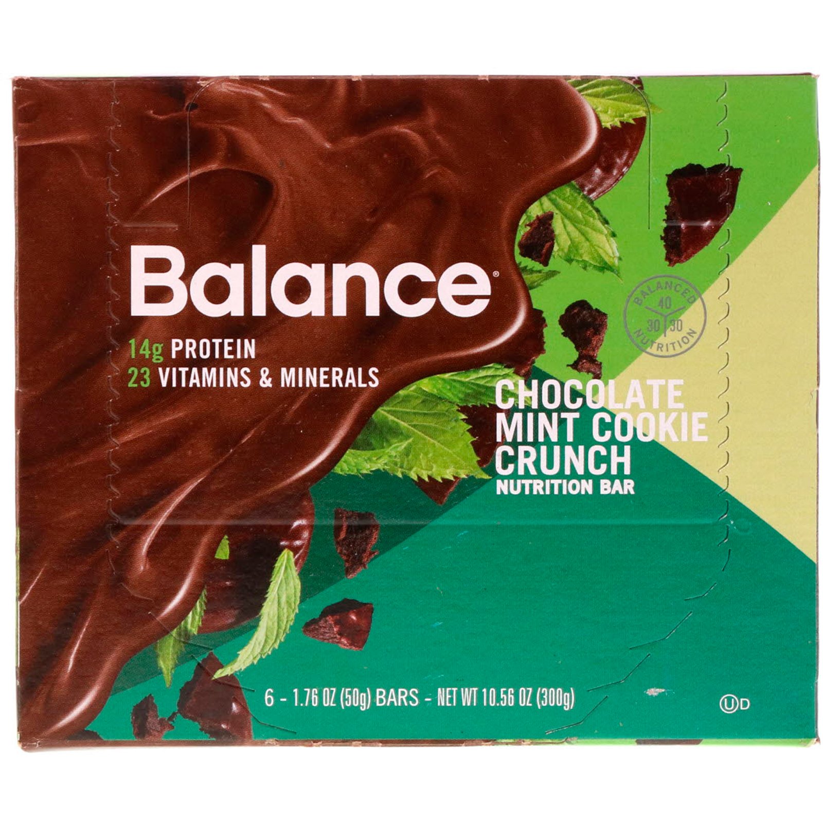 Comprar Balance Bar, Barra Nutritiva, Cookie Crocante Chocolate Menta, 6 Barras, 50 g cada - Imagem 2