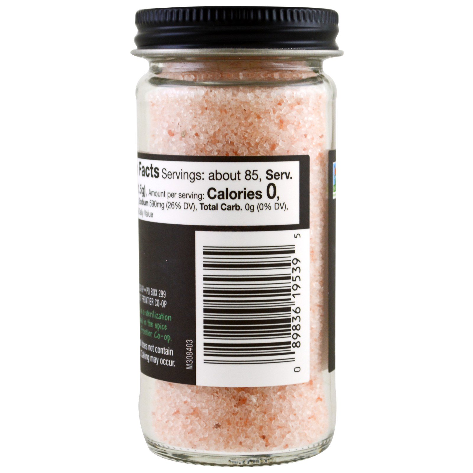 Comprar Frontier Natural Products, Sal Rosa do Himaláia, Moagem fina, 4.48 oz (127 g) - Imagem 3