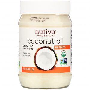 Comprar Nutiva, Óleo de Coco Orgânico, Refinado, 444 ml (15 fl oz)