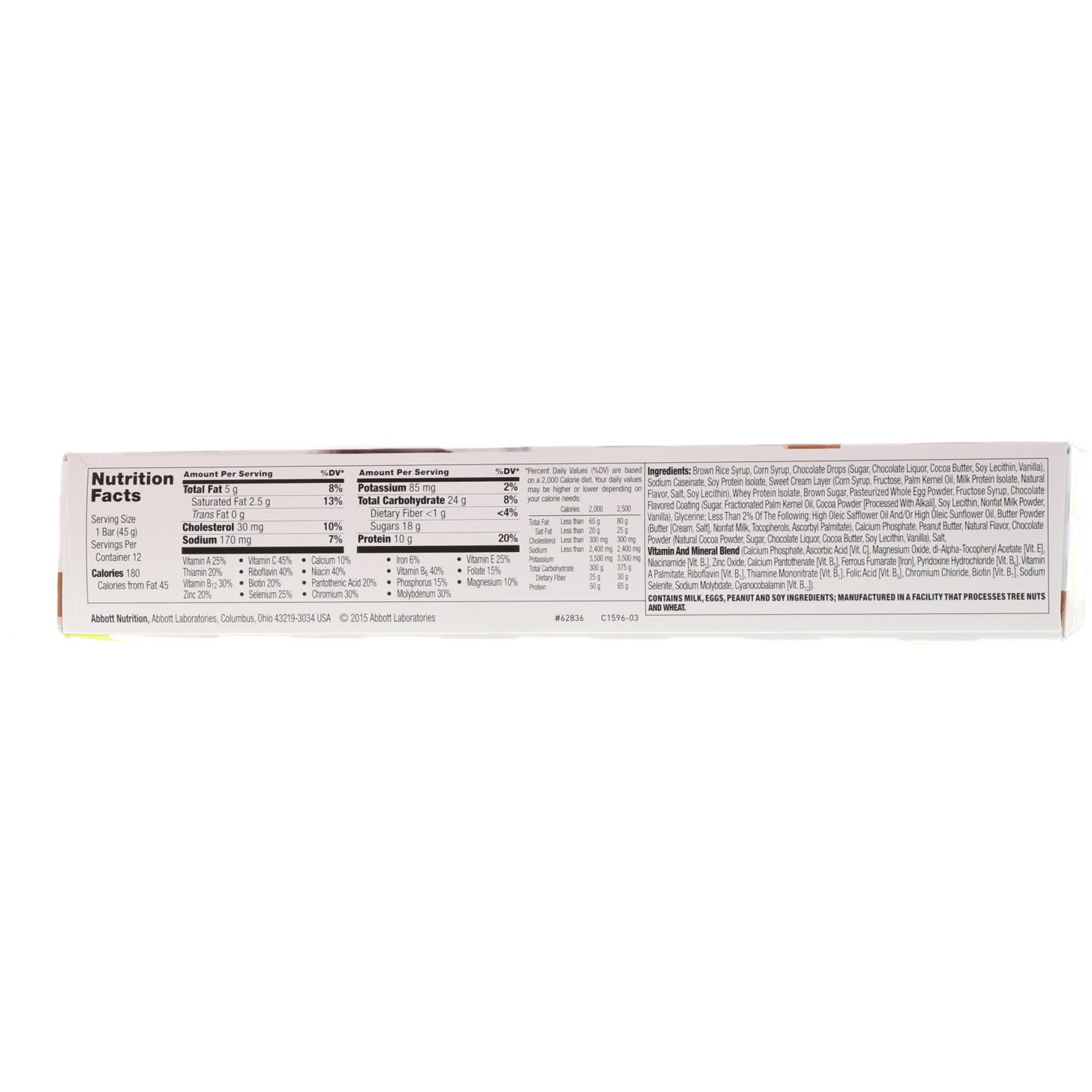 Comprar ZonePerfect, Barras nutricionais, Massa de biscoito com chips de chocolate, 12 Barras, 1,58 oz (45 g) Cada - Imagem 3
