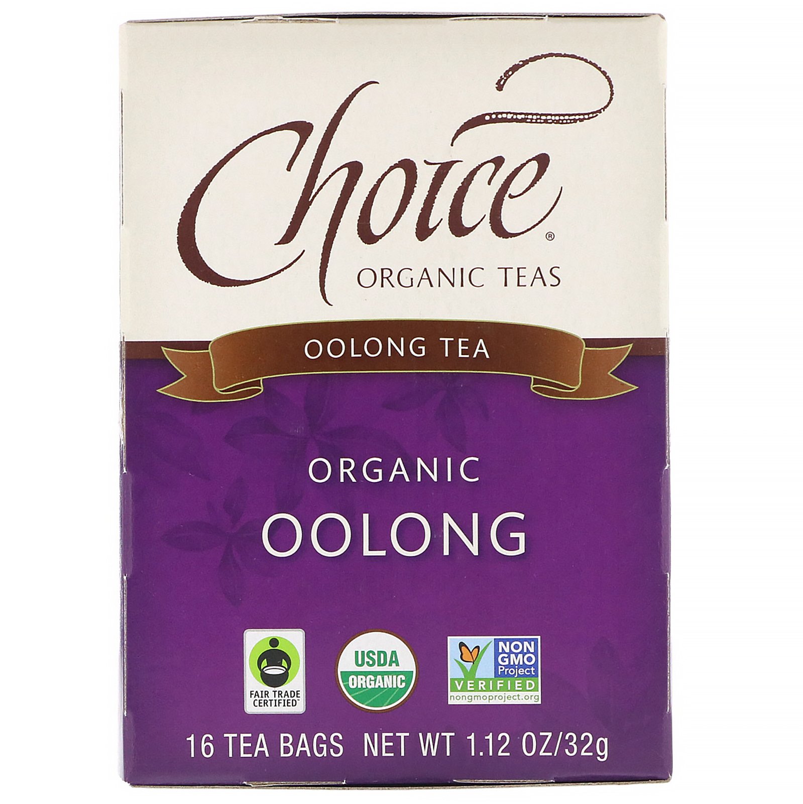 Comprar Choice Organic Teas, Oolong Tea, Organic Oolong, 16 Tea Bags, 1.1 oz (32 g)
