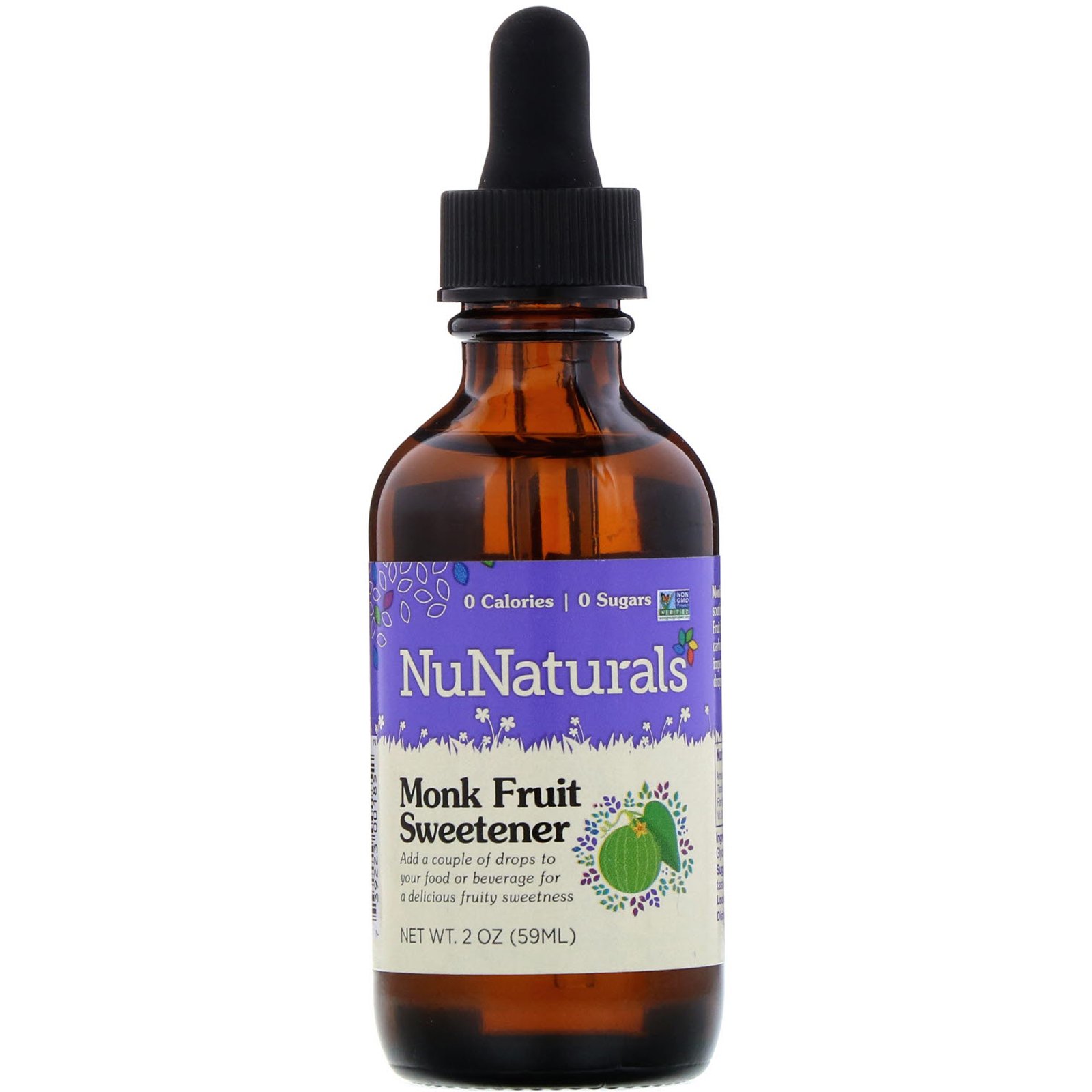 Comprar NuNaturals, Monk Fruit Sweetener, 2 oz (59 ml)