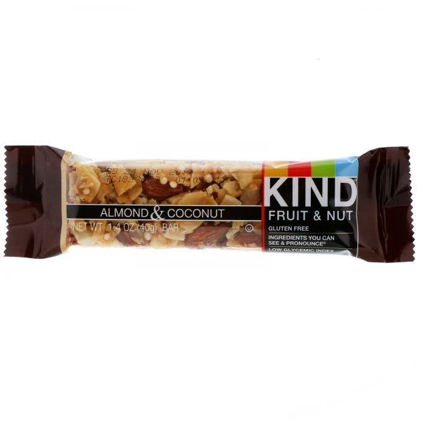 Comprar KIND Bars, Barras de Frutas e Nozes, Amêndoas e Coco, 12 Barras, 1,4 oz (40 g) Cada - Imagem 4