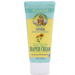 Comprar Badger Company, Pomada Para Fraldas, Calêndula Com Cera de Abelha e Girassol, 2.9 fl oz (87 ml)