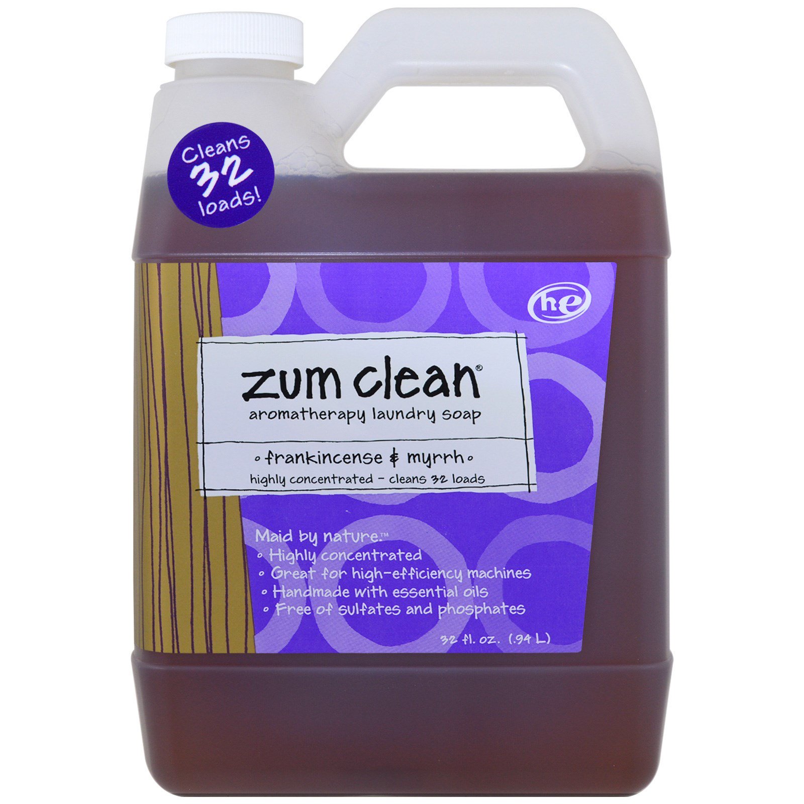 Comprar Indigo Wild, Zum Clean, Sabão em Pó de Aromaterapia, Incenso e Mirra, 0,94 l (32 fl oz)