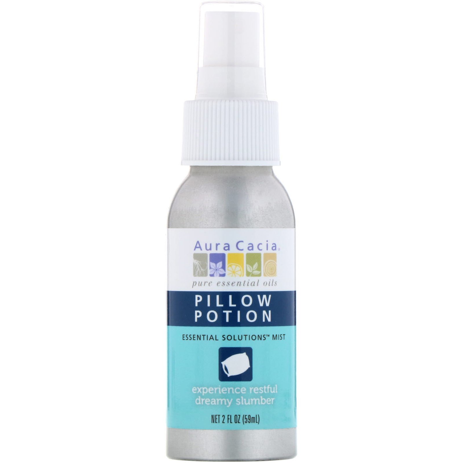Comprar Aura Cacia, Poção do Travesseiro, Spray Essential Solutions, 2 fl oz (59 ml)