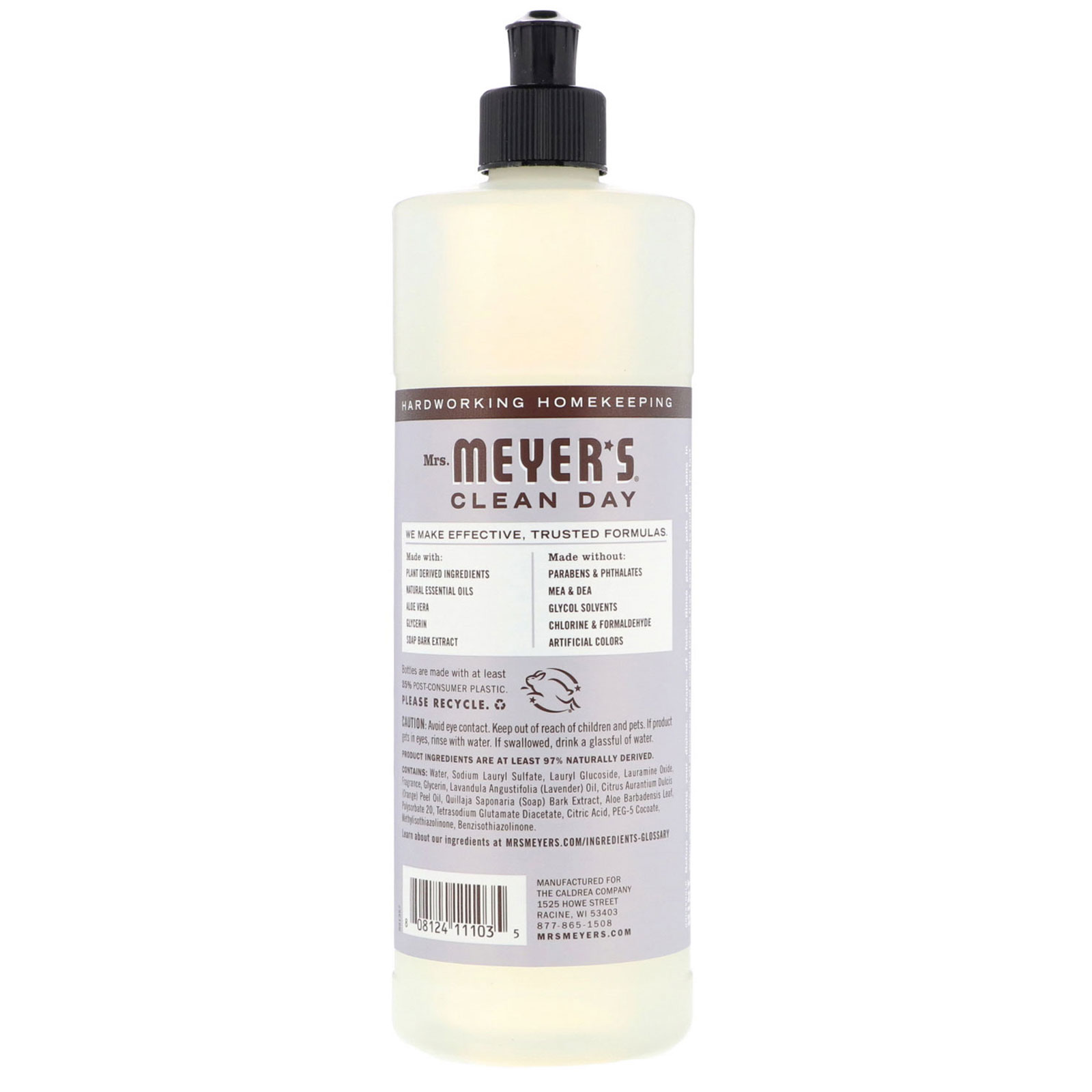 Comprar Mrs. Meyers Clean Day, Dish Soap, Lavender Scent, 16 fl oz (473 ml) - Imagem 2