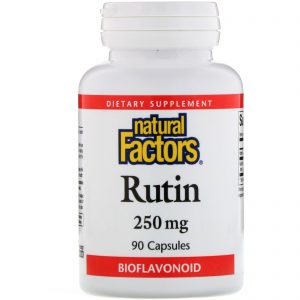 Comprar Natural Factors, Rutina, 250 mg, 90 cápsulas
