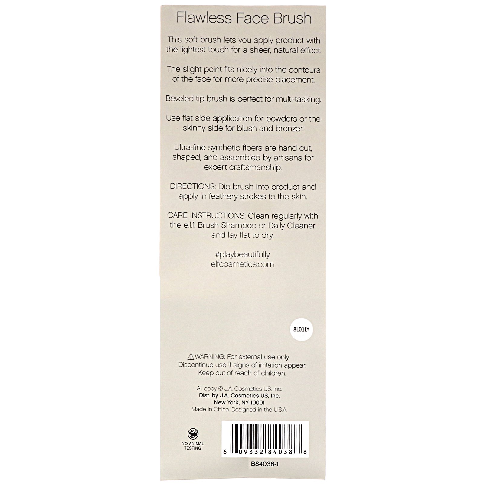 Comprar E.L.F., Perfeição, Pincel para o Rosto, 1 Pincel - Imagem 3