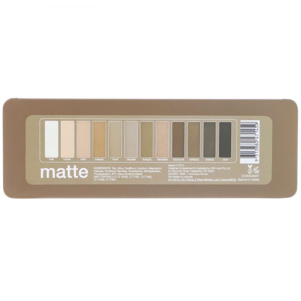 Comprar BYS, Matte, Paleta de Sombras Para os Olhos, 12 g - Imagem 4