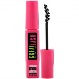 Comprar Maybelline, Máscara para cílios curvados, Great Lash, Blackest Black, 12,7 ml