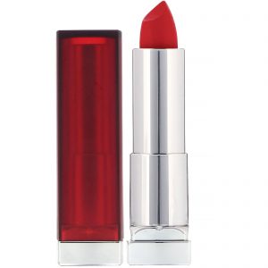 Comprar Maybelline, Color Sensational, batom cremoso matte, Siren in Scarlet 690, 4,2 g