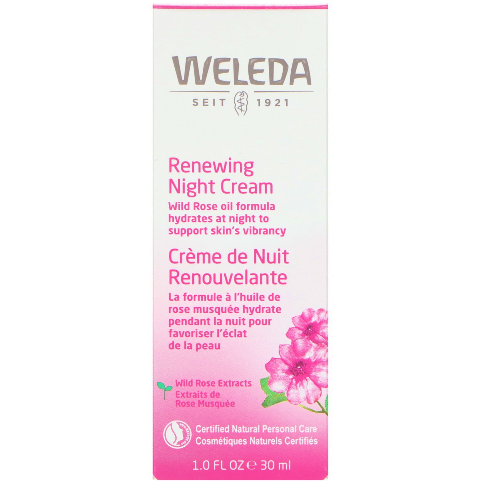 Comprar Weleda, Creme noturno renovador, Extrato de Rosas Selvagens, 1,0 fl oz (30 ml)