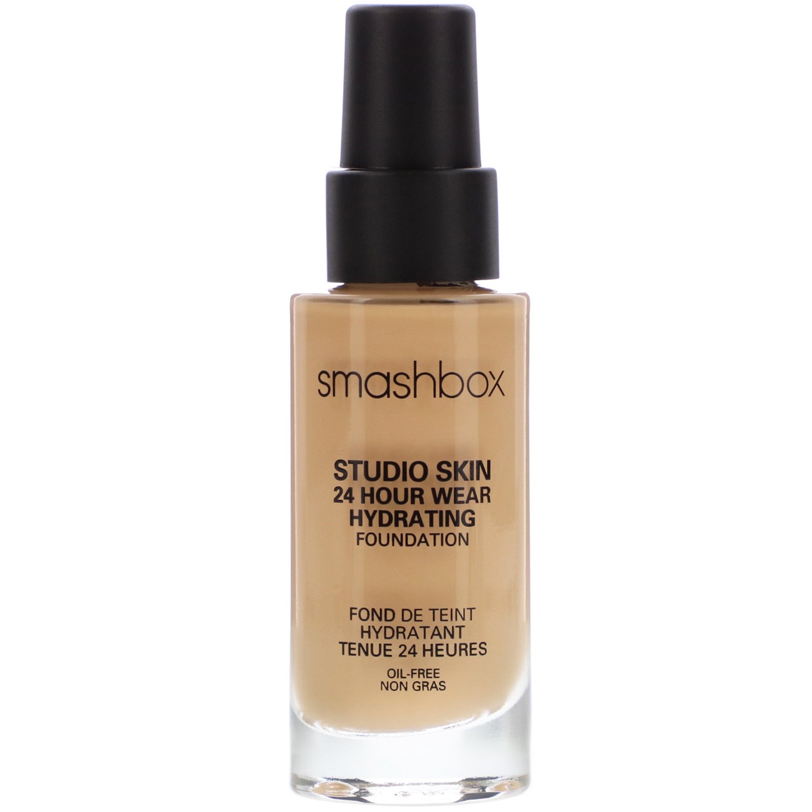 Comprar Smashbox, Studio Skin 24 Hour Wear Hydrating Foundation, 2.2 Light Medium With Warm Peach Undertone, 1 fl oz (30 ml)