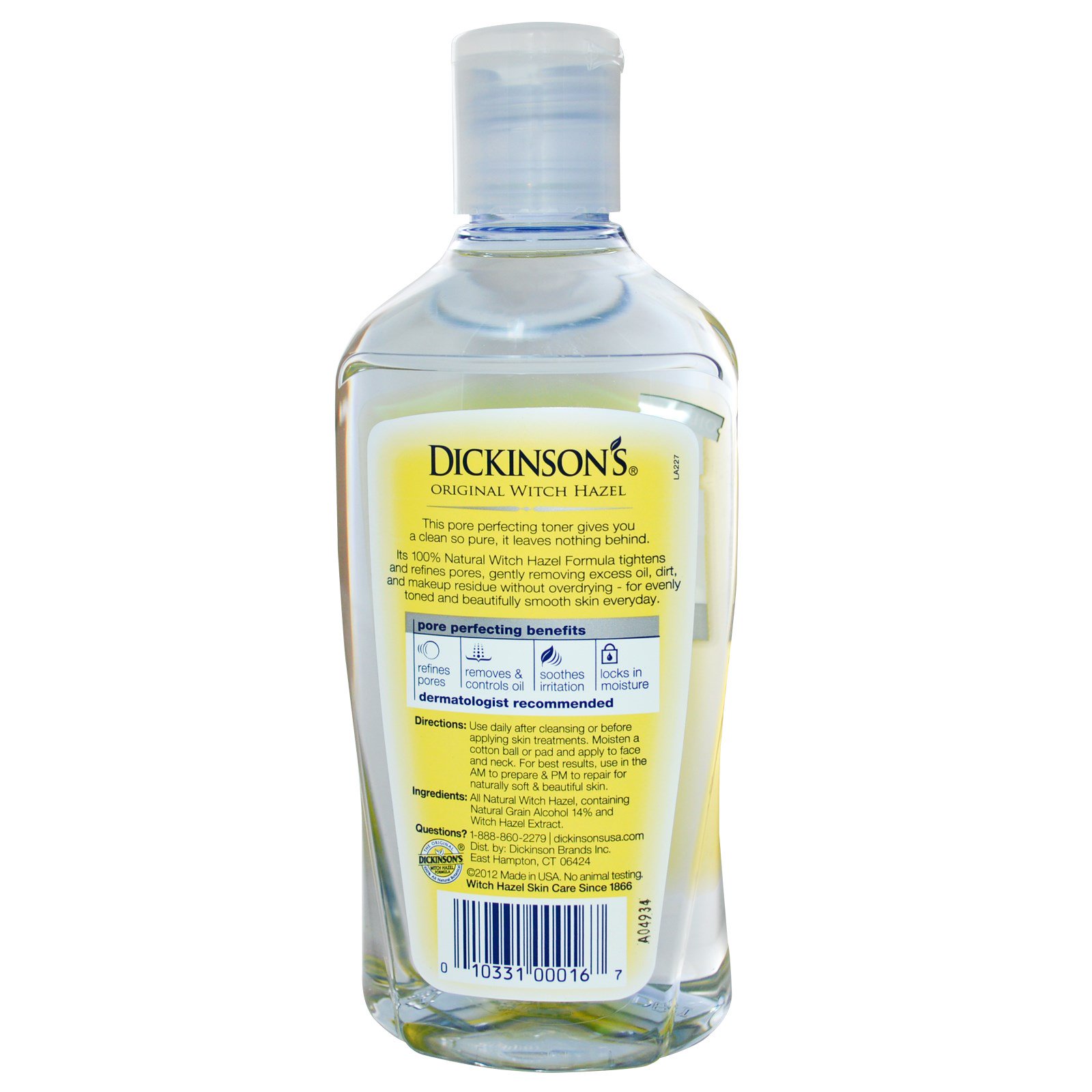 Comprar Dickinson Brands, Original hamamélis, loção tônica adstringente para os poros, 473 ml - Imagem 2