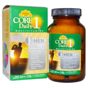 Comprar Country Life, Core Daily-1 Multivitamins, Men 50+, 60 Tablets