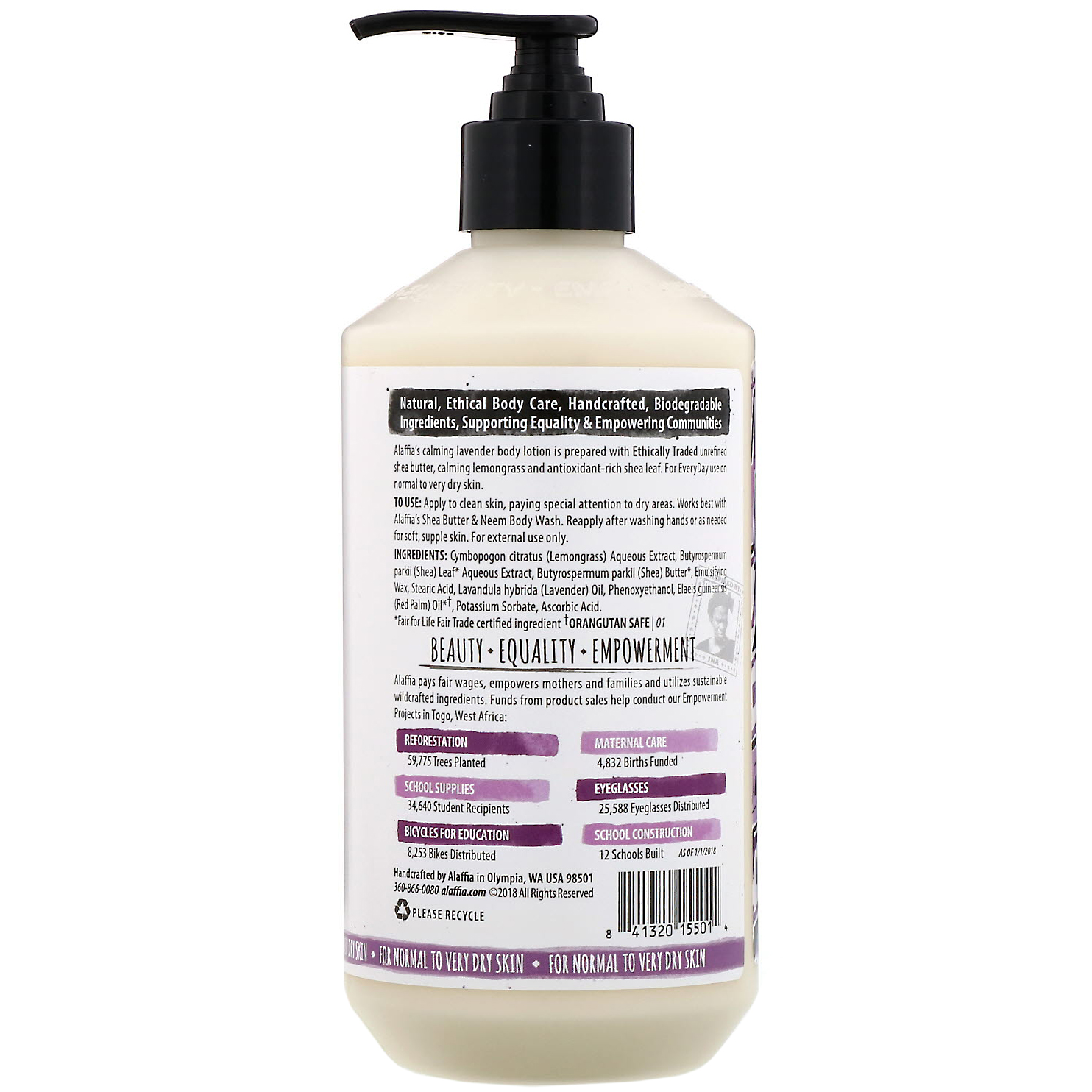 Comprar Everyday Shea, Loção corporal, Lavanda, 475 ml (16 fl oz) - Imagem 2