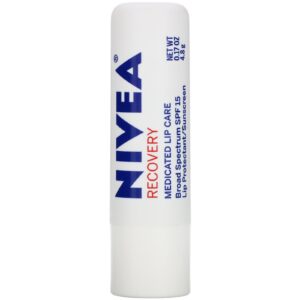 Comprar Nivea, Recovery, Medicated Lip Protectant & Sunscreen, SPF 15, 0.17 oz (4.8 g)