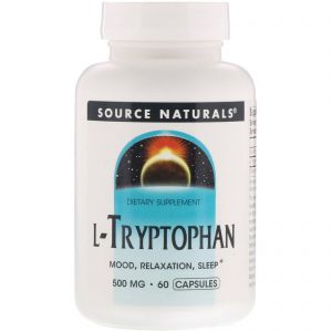 Comprar Source Naturals, L-Triptofano, 500 mg, 60 Cápsulas