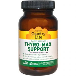 Comprar Country Life, Thyro-Max Support, 60 tabletes