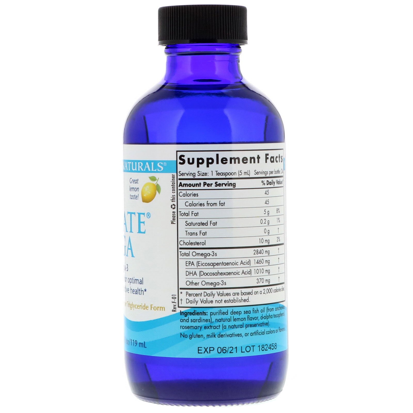 Comprar Nordic Naturals, Ultimate Omega, Limão, 2.840 mg, 119 ml (4 fl oz) - Imagem 2