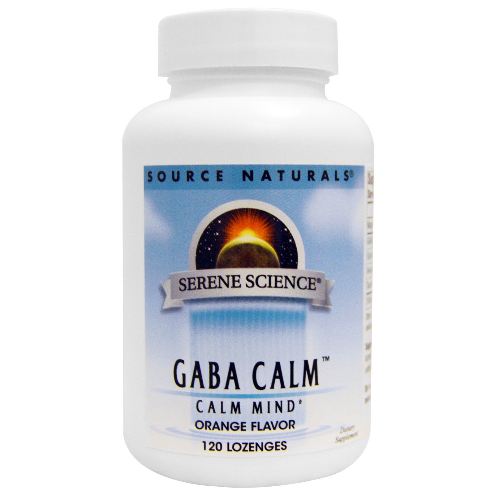 Comprar Source Naturals, GABA Calm, Orange Flavor, 120 Lozenges