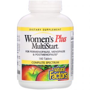 Comprar Natural Factors, Women's Plus MultiStart, 180 tabletes