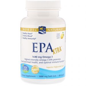 Comprar Nordic Naturals, EPA Xtra, Limão, 1000 mg, 60 Cápsulas Gelatinosas