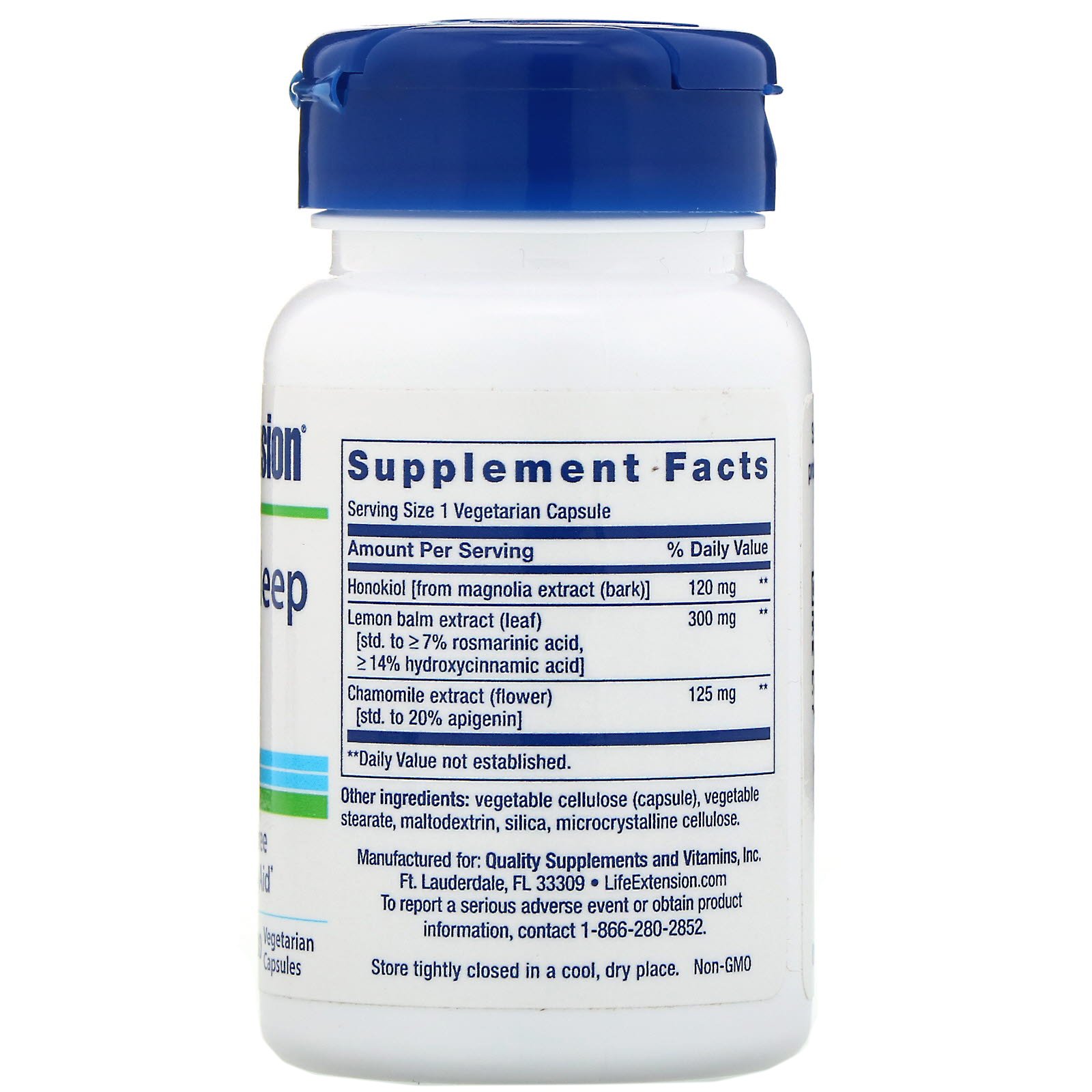 Comprar Life Extension, Herbal Sleep PM, 30 Cápsulas Vegetarianas - Imagem 2
