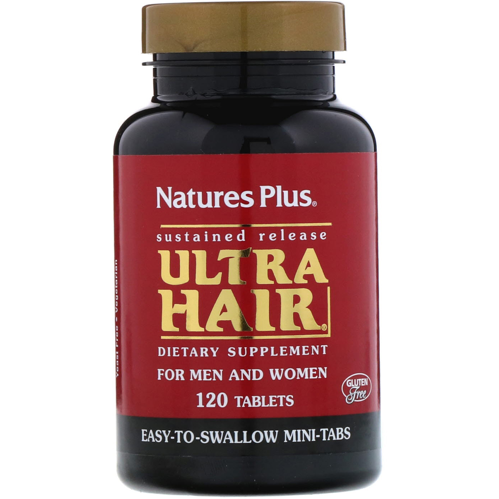 Comprar Nature's Plus, Ultra Hair, Para Homens e Mulheres, 120 Comprimidos - Imagem 3